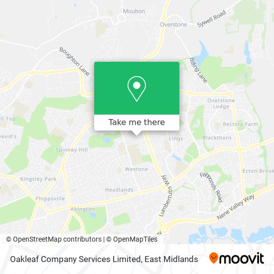 Oakleaf Company Services Limited map