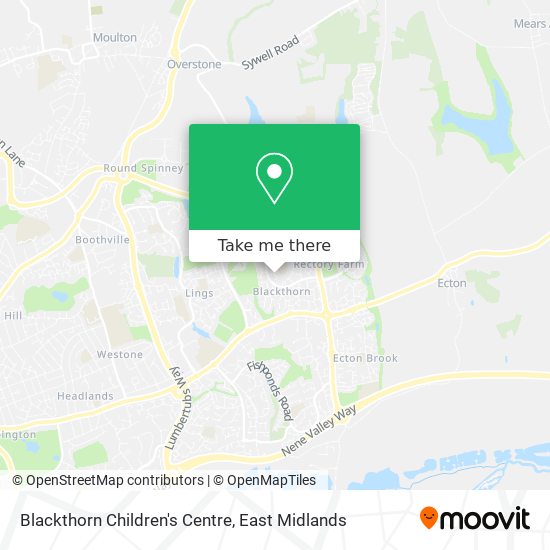 Blackthorn Children's Centre map