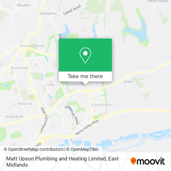 Matt Upson Plumbing and Heating Limited map