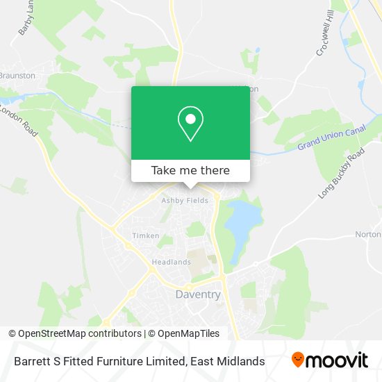 Barrett S Fitted Furniture Limited map