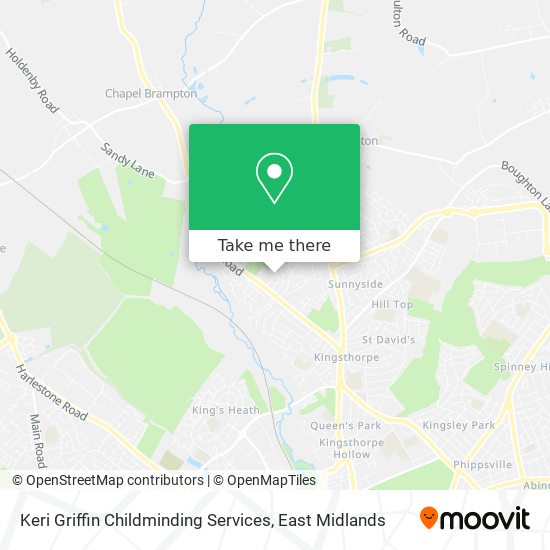 Keri Griffin Childminding Services map