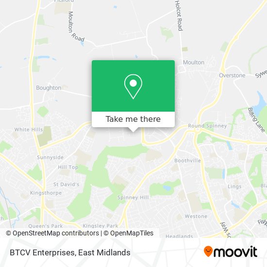 BTCV Enterprises map