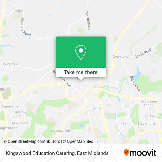 Kingswood Education Catering map