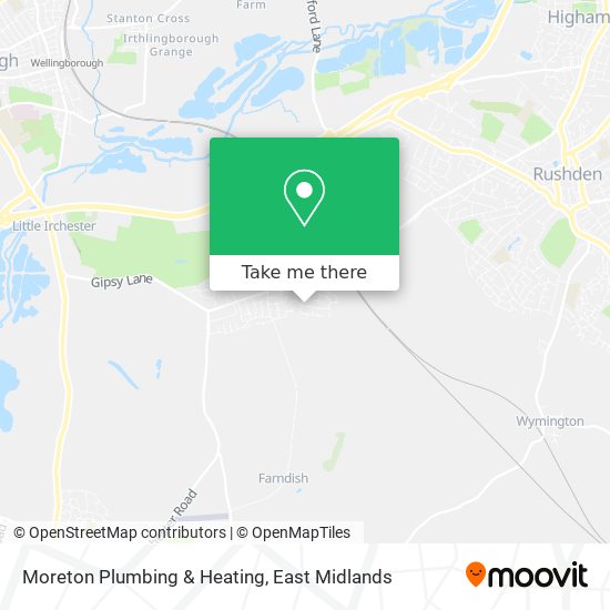 Moreton Plumbing & Heating map