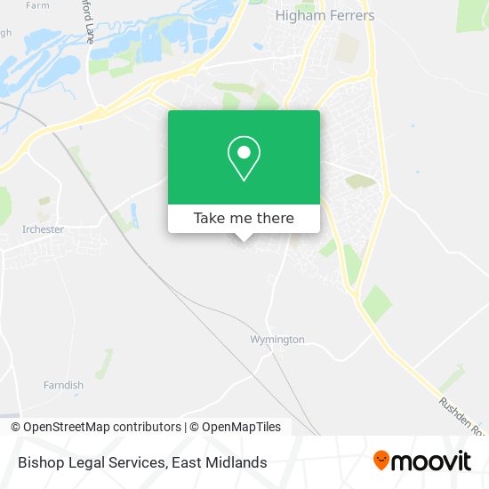 Bishop Legal Services map