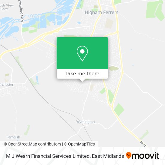 M J Wearn Financial Services Limited map