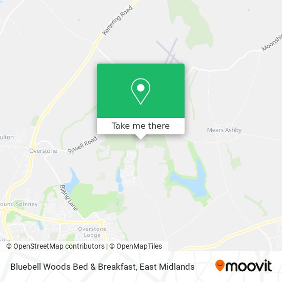 Bluebell Woods Bed & Breakfast map