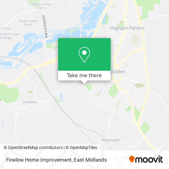 Fineline Home Improvement map