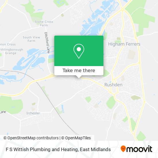 F S Wittish Plumbing and Heating map