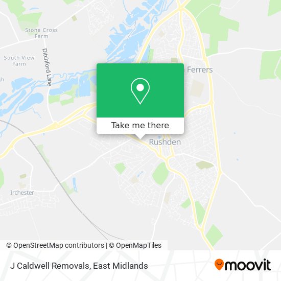 J Caldwell Removals map