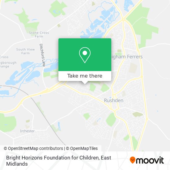 Bright Horizons Foundation for Children map