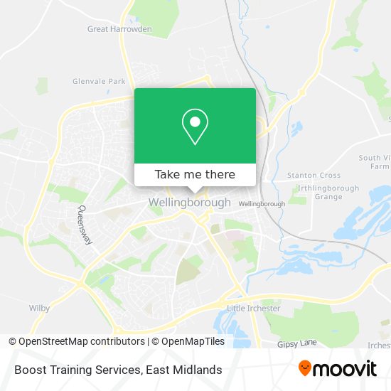 Boost Training Services map