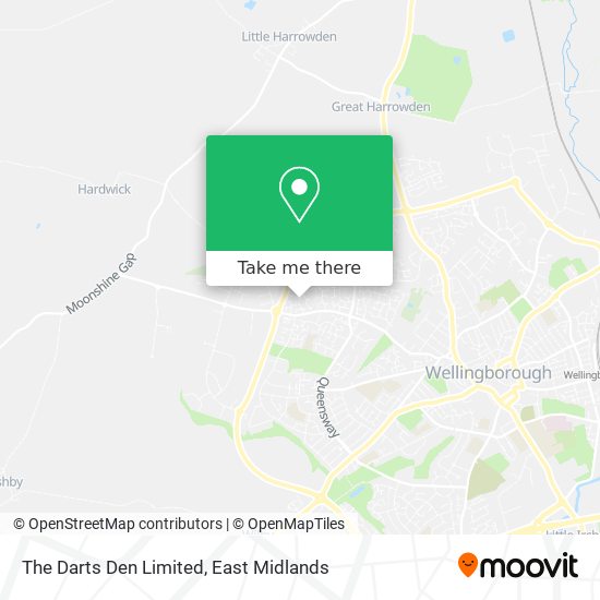 The Darts Den Limited map