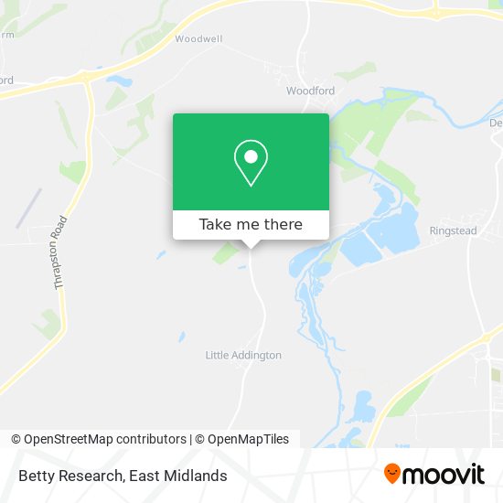 Betty Research map