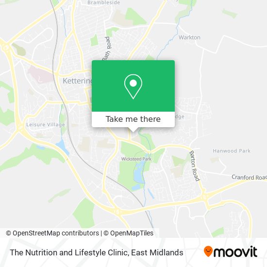 The Nutrition and Lifestyle Clinic map