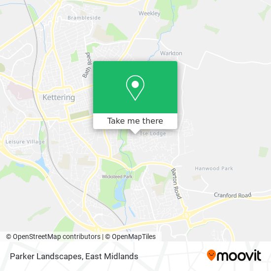Parker Landscapes map