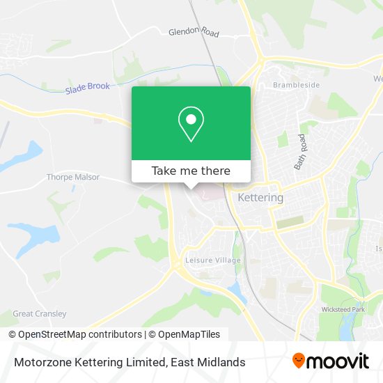 Motorzone Kettering Limited map