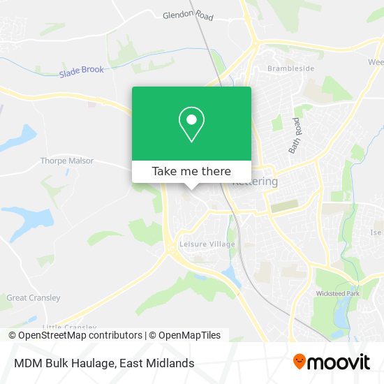 MDM Bulk Haulage map