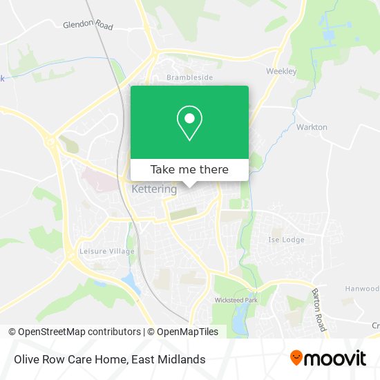 Olive Row Care Home map