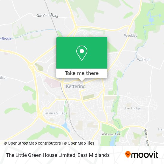 The Little Green House Limited map