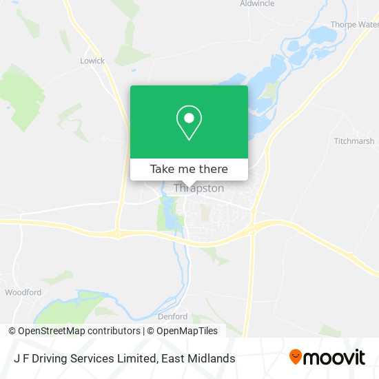 J F Driving Services Limited map