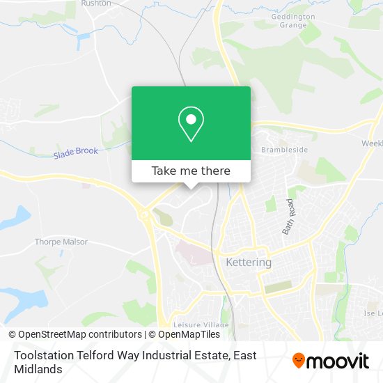 Toolstation Telford Way Industrial Estate map