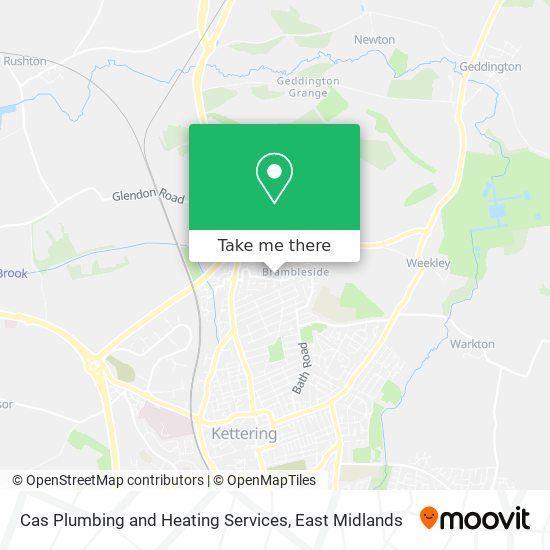 Cas Plumbing and Heating Services map