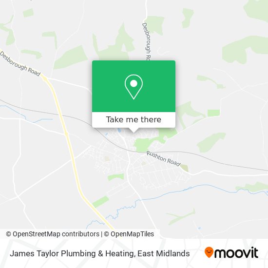 James Taylor Plumbing & Heating map