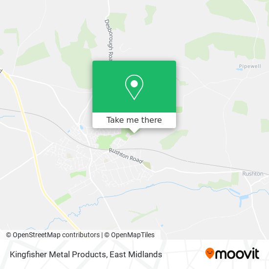 Kingfisher Metal Products map