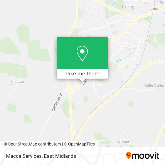 Macca Services map