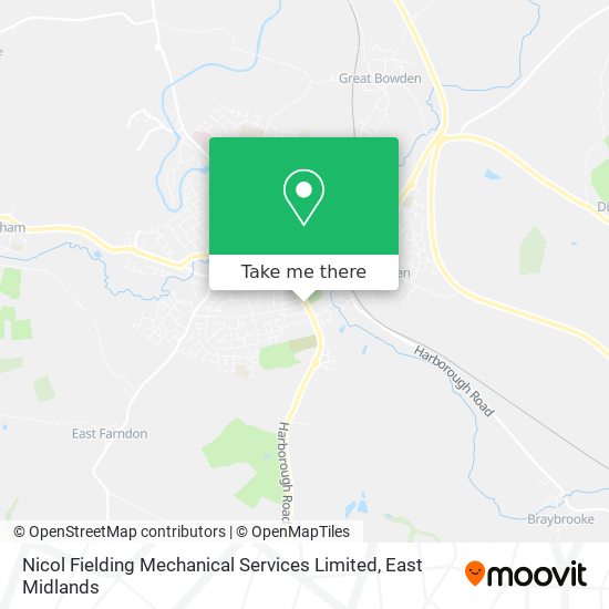 Nicol Fielding Mechanical Services Limited map