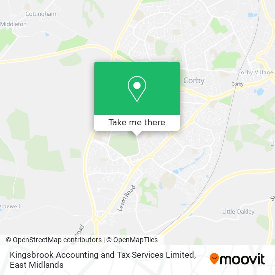 Kingsbrook Accounting and Tax Services Limited map