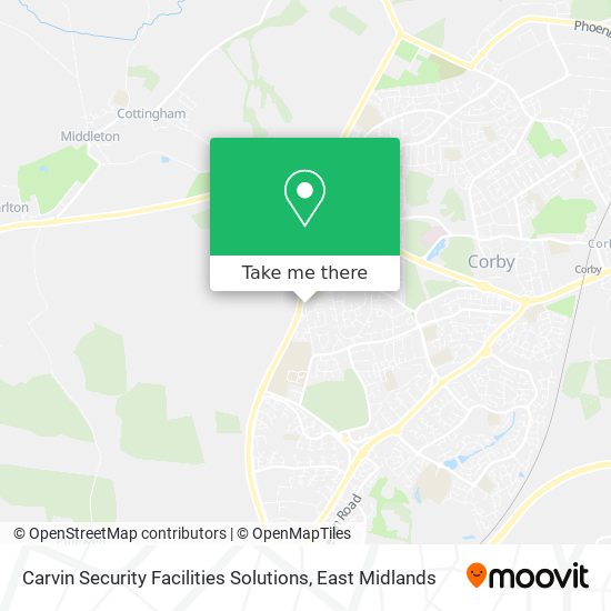 Carvin Security Facilities Solutions map