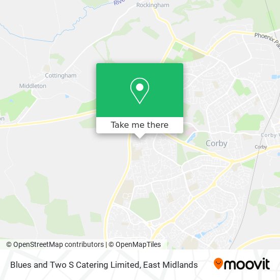 Blues and Two S Catering Limited map