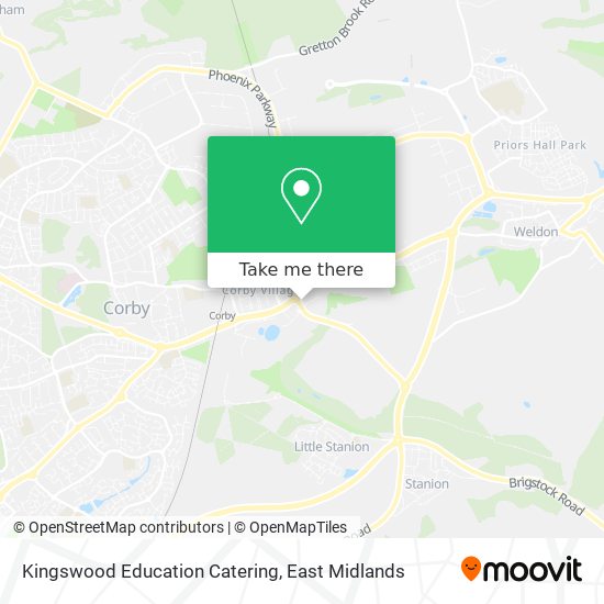 Kingswood Education Catering map