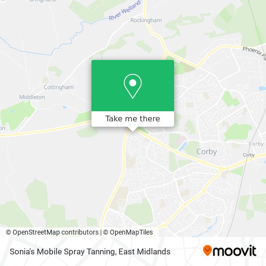 Sonia's Mobile Spray Tanning map