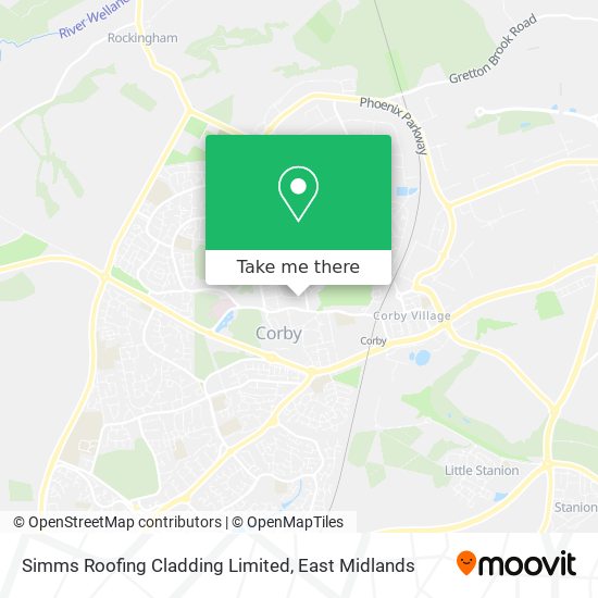 Simms Roofing Cladding Limited map