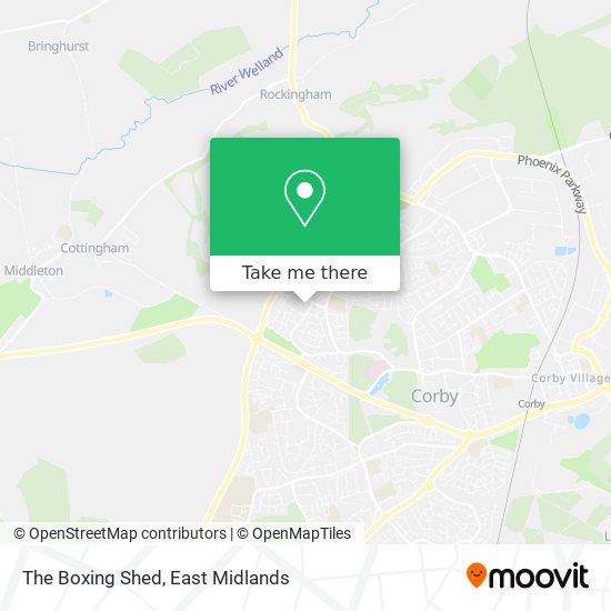 The Boxing Shed map
