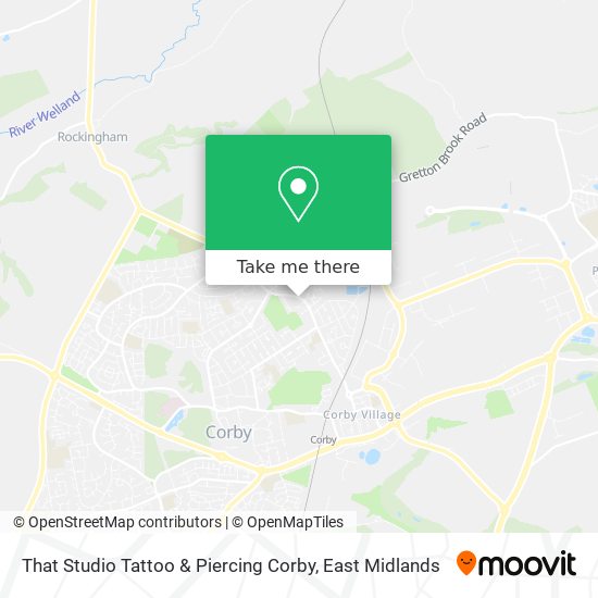 That Studio Tattoo & Piercing Corby map