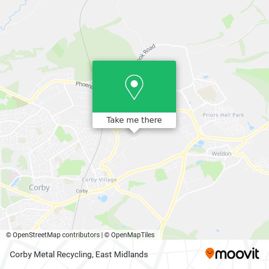 Corby Metal Recycling map