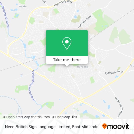 Need British Sign Language Limited map