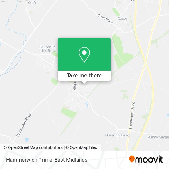 Hammerwich Prime map