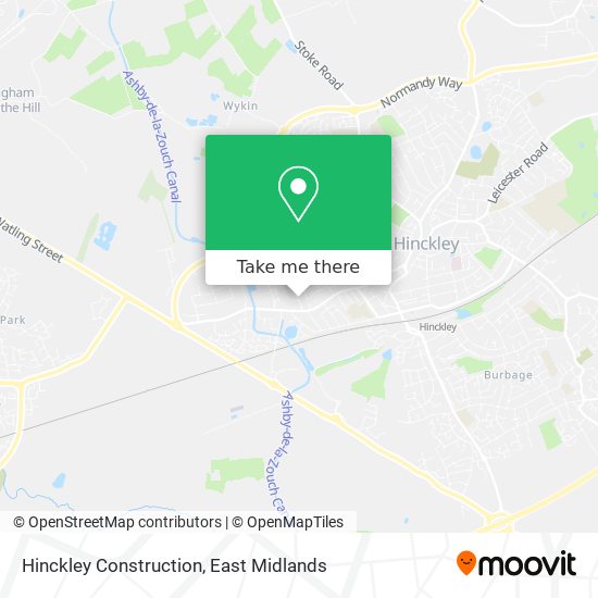 Hinckley Construction map