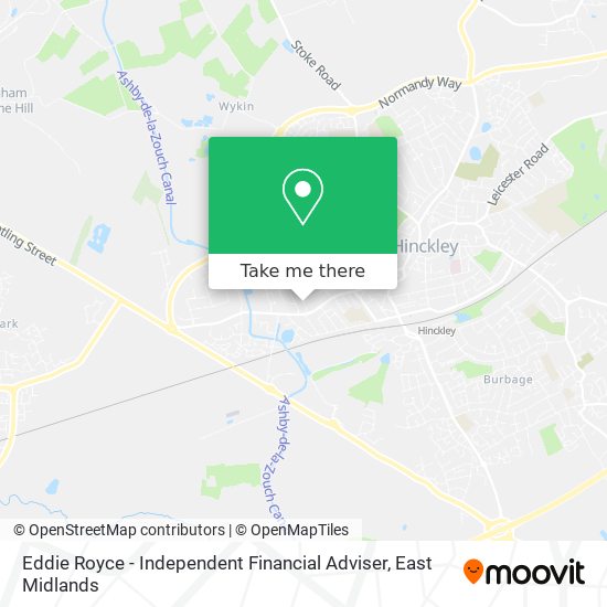 Eddie Royce - Independent Financial Adviser map