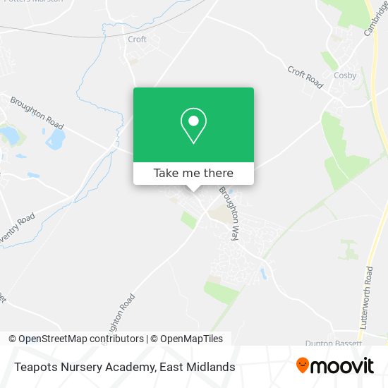 Teapots Nursery Academy map