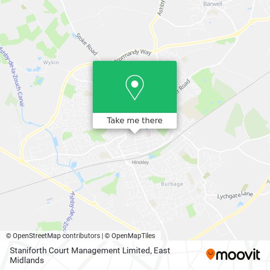 Staniforth Court Management Limited map