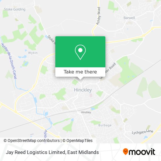 Jay Reed Logistics Limited map