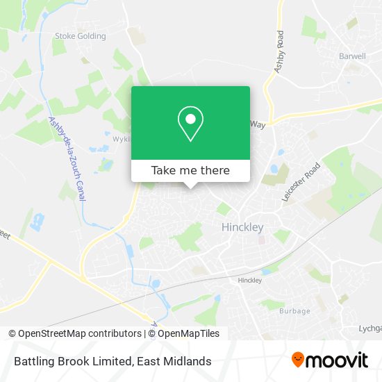 Battling Brook Limited map