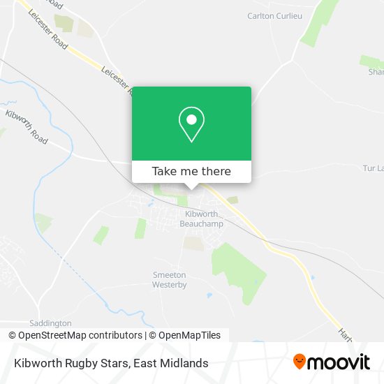 Kibworth Rugby Stars map