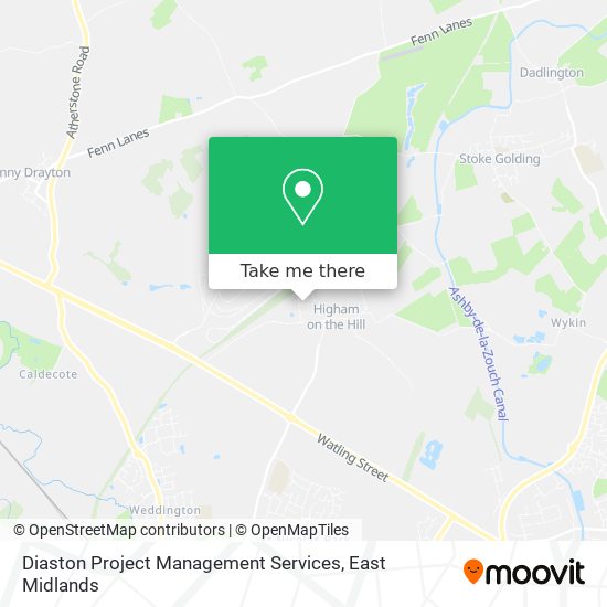 Diaston Project Management Services map